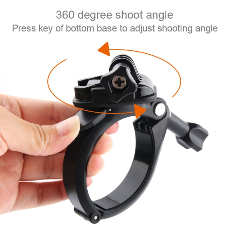 Soporte de fijación GP434 para manillar de motocicleta de bicicleta de gran tamaño para GoPro Hero12 Black / Hero11 /10/9/8/…