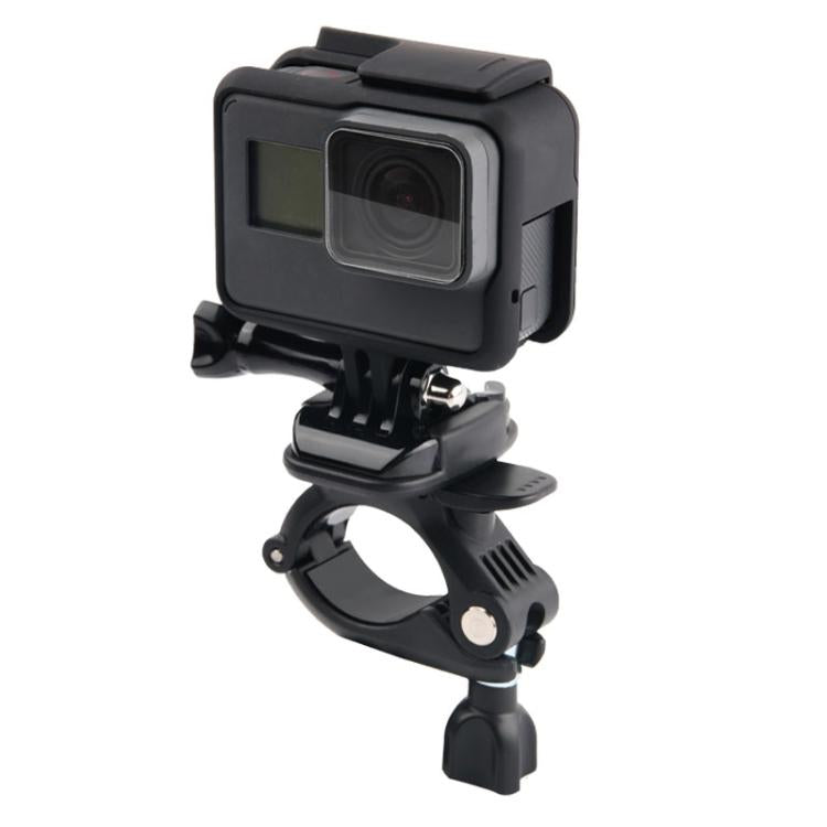 Soporte de fijación GP435 para manillar de motocicleta y bicicleta de tamaño pequeño para GoPro Hero12 Black / Hero11 /10/9/…