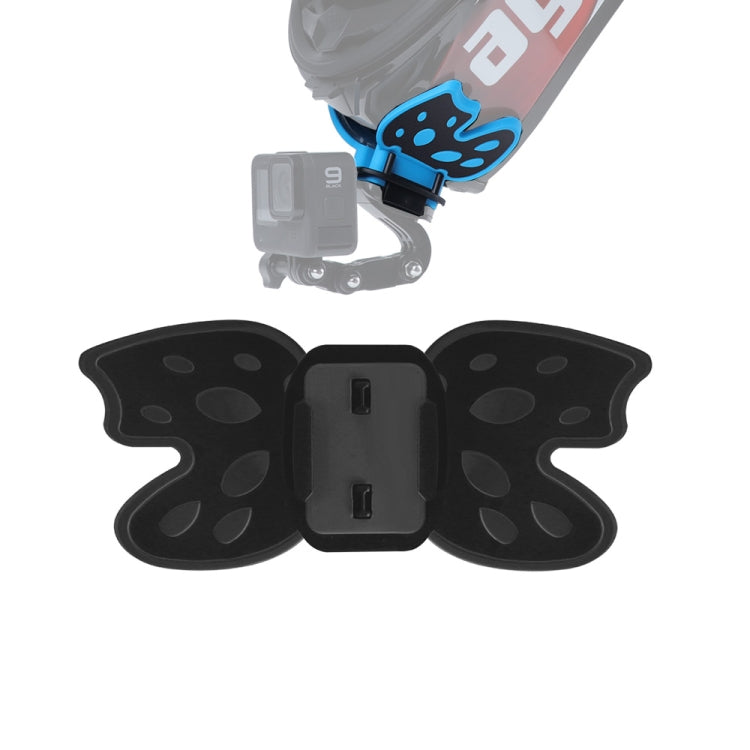Adaptador de montaje para casco de mariposa para GoPro Hero12 Black / Hero11 /10/9/8/7/6/5, Insta360 Ace / Ace Pro, y otras…