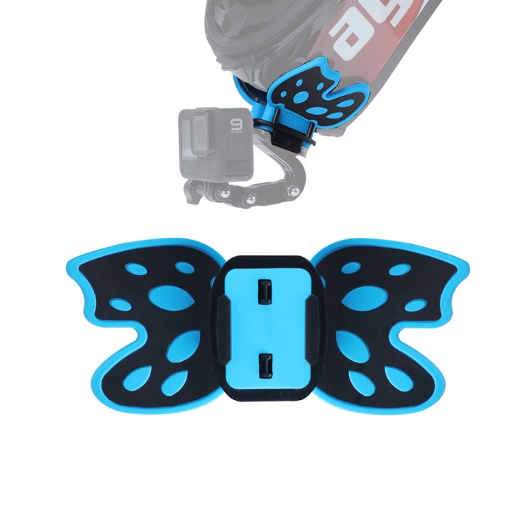 Adaptador de montaje para casco de mariposa para GoPro Hero12 Black / Hero11 /10/9/8/7/6/5, Insta360 Ace / Ace Pro, y otras…