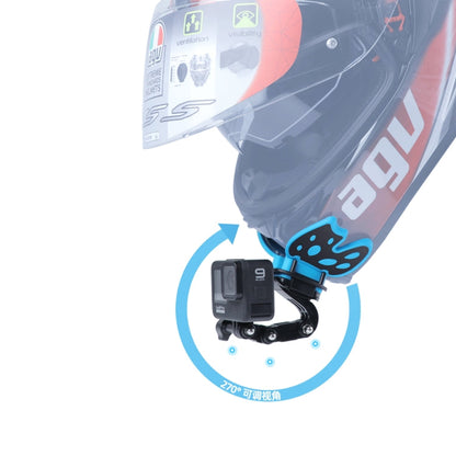 Adaptador de montaje para casco de mariposa para GoPro Hero12 Black / Hero11 /10/9/8/7/6/5, Insta360 Ace / Ace Pro, y otras……