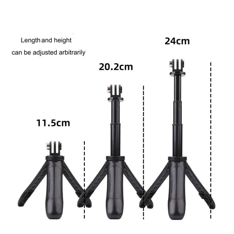 Soporte para trípode plegable multifuncional Selfie Monopod Stick para GoPro Hero12 Black / Hero11/10/9/8/7/6/5, Insta360 Ac…