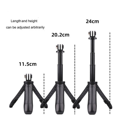 Soporte para trípode plegable multifuncional Selfie Monopod Stick para GoPro Hero12 Black / Hero11 /10/9/8/7/6/5, Insta360 A…