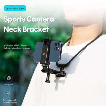 Soporte STARTRC Manos libres Lazy Wearable Neck Camera FPV Vlog POV Soporte (Negro) — imagen 4