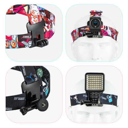 Correa de cabeza STARTRC ajustable Vlog FPV POV Soporte Belt para GoPro, Insta360, y otras cámaras de acción para DJI Osmo A…