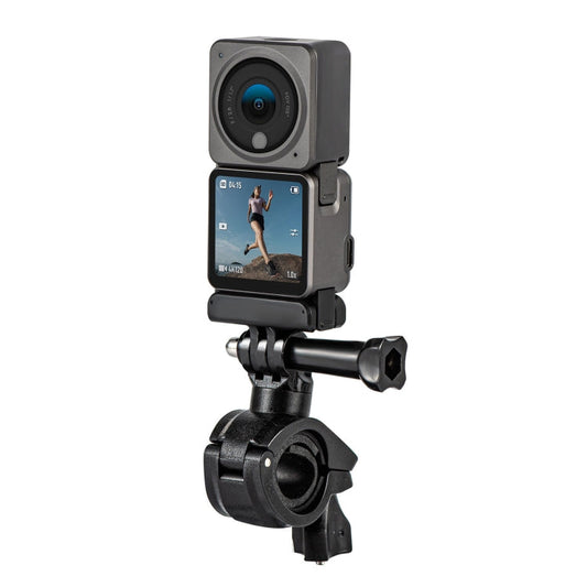 Soporte de montaje fijo para manillar de bicicleta actualizado STARTRC para DJI Osmo Action (negro)