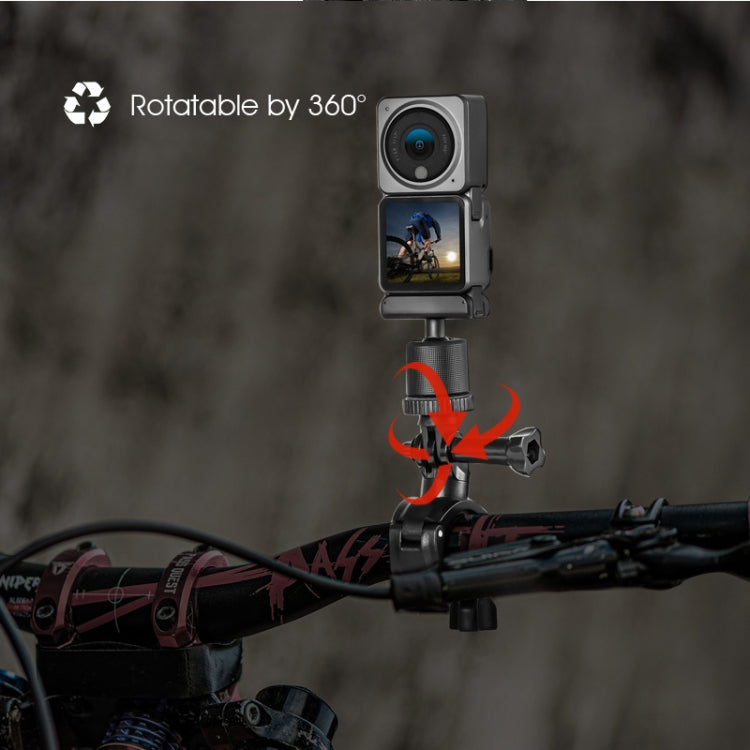 Soporte de montaje fijo para manillar de bicicleta actualizado STARTRC para DJI Osmo Action (negro) — imagen 5