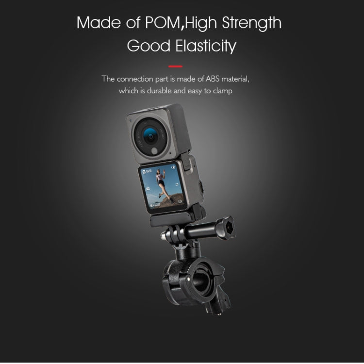 Soporte de montaje fijo para manillar de bicicleta actualizado STARTRC para DJI Osmo Action (negro) — imagen 6
