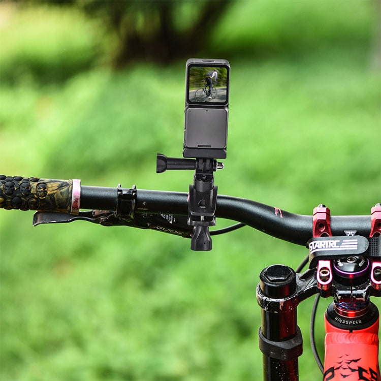 Soporte de montaje fijo para manillar de bicicleta actualizado STARTRC para DJI Osmo Action (negro) — imagen 9