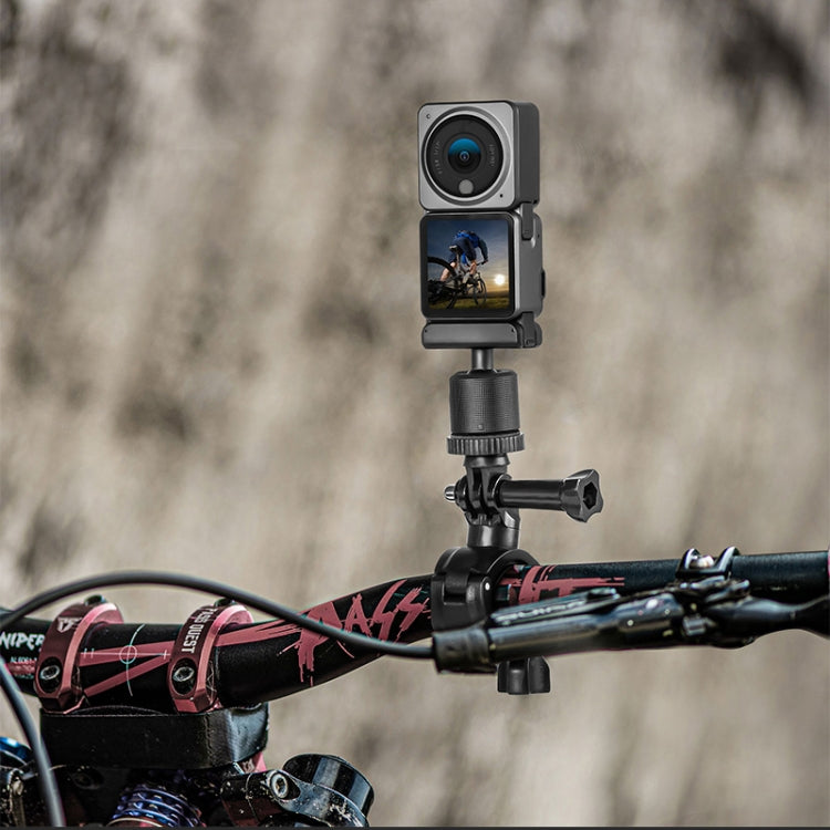 Soporte de montaje fijo para manillar de bicicleta actualizado STARTRC para DJI Osmo Action (negro) — imagen 10