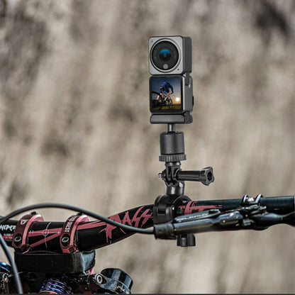 Soporte de montaje fijo para manillar de bicicleta actualizado STARTRC para DJI Osmo Action (negro) — imagen 10