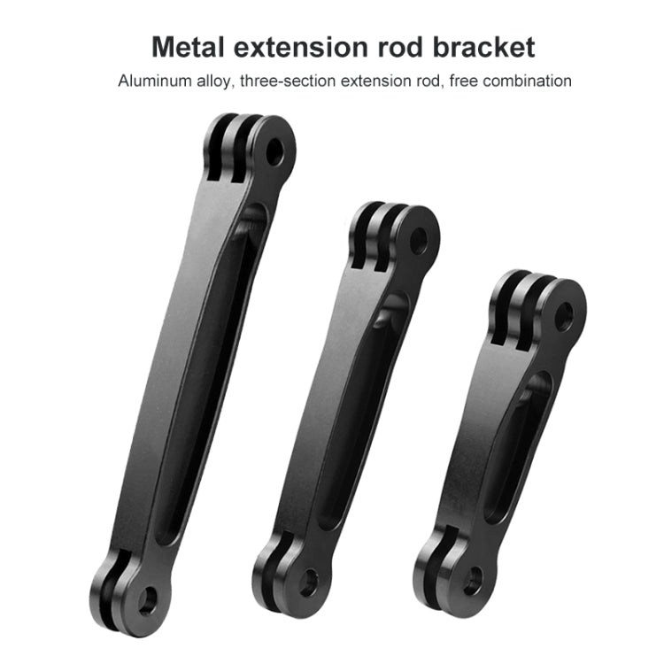 Extensor de agarre de brazo de extensión de aluminio 3 en 1 para GoPro Hero 12 Black / Hero11 /10/9/8/7/6/5, Insta360 Ace /……