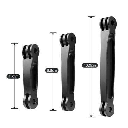 Extensor de agarre de brazo de extensión de aluminio conjunto para GoPro Hero 12 Black / Hero11 /10/9/8/7/6/5, Insta360 Ace……