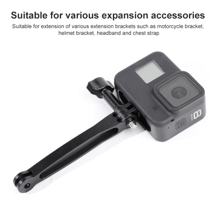Extensor de agarre de brazo de extensión de aluminio conjunto para GoPro Hero 12 Black / Hero11 /10/9/8/7/6/5, Insta360 Ace……