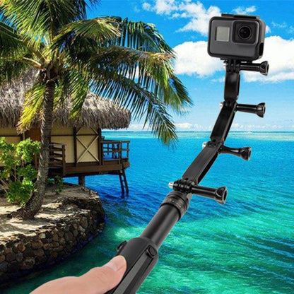 Extensor de agarre de brazo de extensión de aluminio conjunto para GoPro Hero 12 Black / Hero11 /10/9/8/7/6/5, Insta360 Ace……