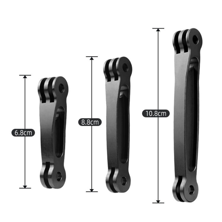Extensor de agarre de brazo de extensión de aluminio para GoPro Hero 12 Black / Hero11 /10/9/8/7/6/5, Insta360 Ace / Ace Pro…