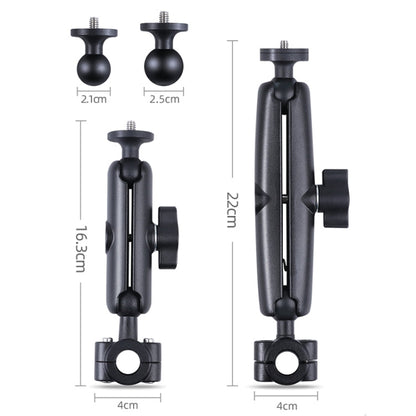 Soporte de montaje fijo para manillar de asiento delantero de auto con cabezal esférico de 21 mm con adaptador de trípode y……