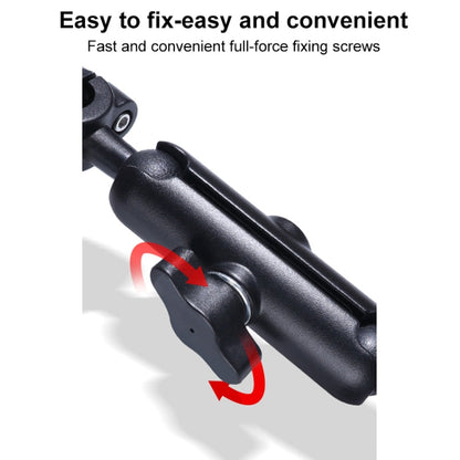 Soporte de montaje fijo para manillar de asiento delantero de auto con cabezal esférico de 21 mm con adaptador de trípode y……