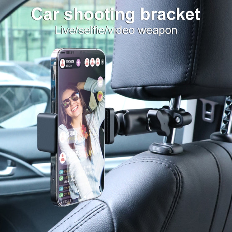 Soporte de montaje fijo para manillar del asiento delantero del automóvil con cabezal esférico de 25 mm con adaptador de trí…