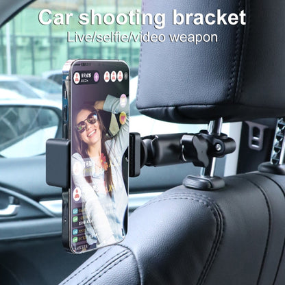 Soporte de montaje fijo para manillar del asiento delantero del automóvil con cabezal esférico de 25 mm con adaptador de trí…
