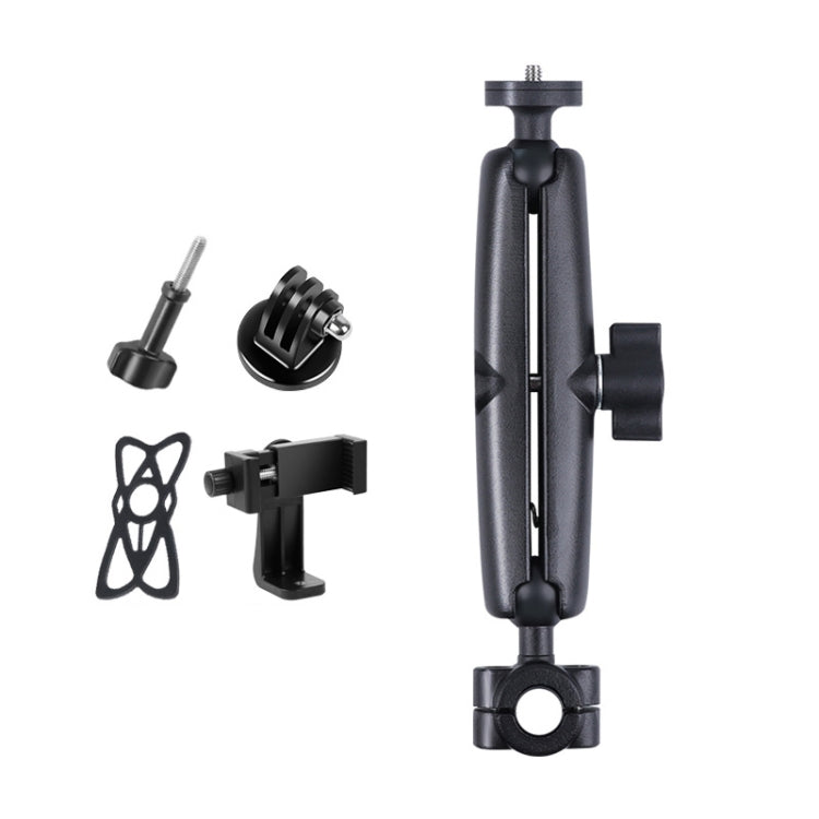 Soporte de montaje fijo para manillar del asiento delantero del automóvil con cabezal esférico de 25 mm con adaptador para t…