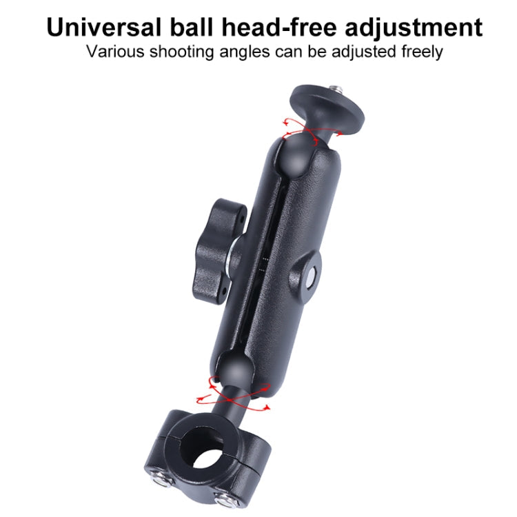 Soporte de montaje fijo para manillar del asiento delantero del automóvil con cabezal esférico de 25 mm con adaptador para t…