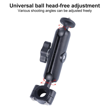 Soporte de montaje fijo para manillar del asiento delantero del automóvil con cabezal esférico de 25 mm con adaptador para t…