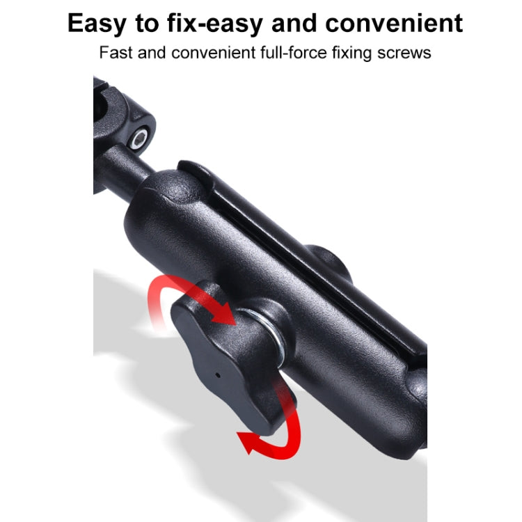 Soporte de montaje fijo para manillar del asiento delantero del automóvil con cabezal esférico de 25 mm con adaptador para t…