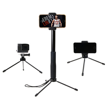 Soporte para trípode plegable con agarre de 30-93 cm, monopié y palo selfie multifuncional para GoPro Hero12 Black / Hero11……