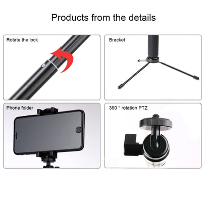Soporte para trípode plegable con agarre de 30-93 cm, monopié y palo selfie multifuncional para GoPro Hero12 Black / Hero11……