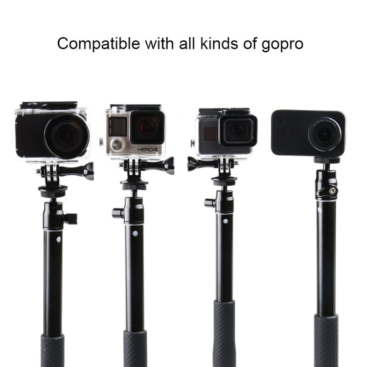 Soporte para trípode plegable con agarre de 30-93 cm, monopié y palo selfie multifuncional para GoPro Hero12 Black / Hero11……