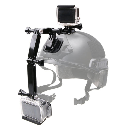 Conjunto de montaje frontal para casco para GoPro Hero12 Black / Hero11 /10/9/8/7/6/5, Insta360 Ace / Ace Pro, y otras cámar…