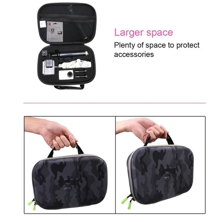 Estuche portátil impermeable a prueba de golpes de EVA con patrón de camuflaje para GoPro Hero11 Black / HERO10 Black / HERO…