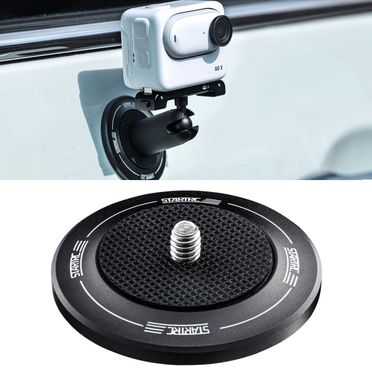 Base magnética STARTRC Montaje metálico de interfaz 1/4 para DJI Osmo Pocket 3 (negro)