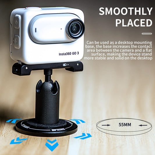 Base magnética STARTRC Montaje metálico de interfaz 1/4 para DJI Osmo Pocket 3 (negro) — imagen 2