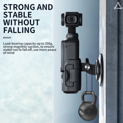 Base magnética STARTRC Montaje metálico de interfaz 1/4 para DJI Osmo Pocket 3 (negro) — imagen 5
