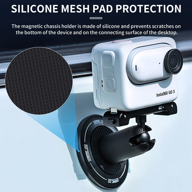 Base magnética STARTRC Montaje metálico de interfaz 1/4 para DJI Osmo Pocket 3 (negro) — imagen 6