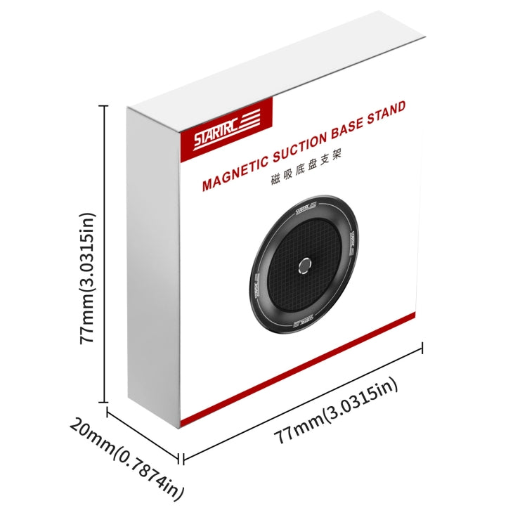 Base magnética STARTRC Montaje metálico de interfaz 1/4 para DJI Osmo Pocket 3 (negro) — imagen 8