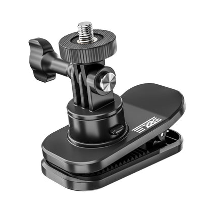 Soporte de succión STARTRC magnético con clip para mochila con rotación de 360 grados (negro)