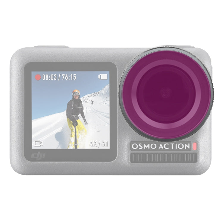 Filtro de buceo con lente Sunnylife OA-FI179 para DJI Osmo Action