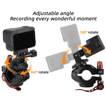 Clip de 19 Sunnylife Cámara deportiva Abrazadera Universal para bicicleta Rotación 360 -35 mm (negro) — imagen 4