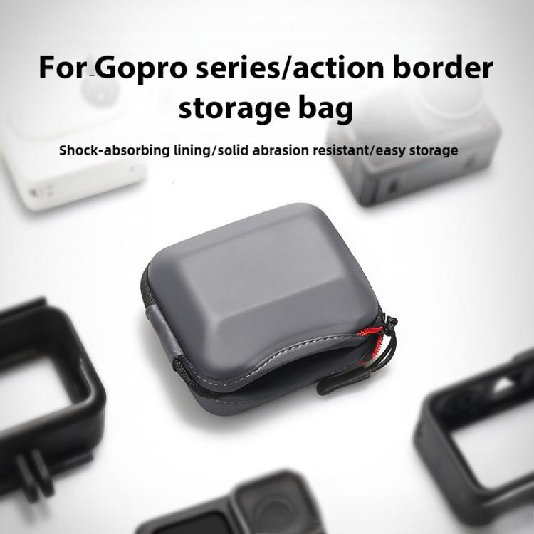Bolsa de almacenamiento portátil con media cobertura para cámara de acción GoPro (negra) — imagen 2