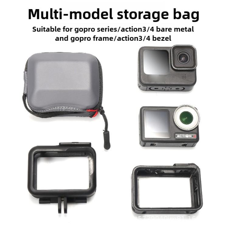 Bolsa de almacenamiento portátil con media cobertura para cámara de acción GoPro (negra) — imagen 6