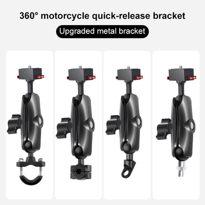 Base de liberación Adaptador de rápida de metal con rótula de 25 mm para GoPro, Insta360, y otras cámaras de acción (negro)…