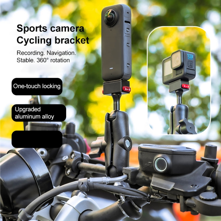 Base de liberación Adaptador de rápida de metal para GoPro, Insta360, y otras cámaras de acción (negro) — imagen 3