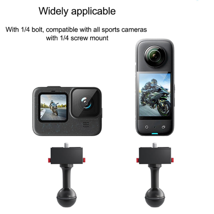 Base de liberación Adaptador de rápida de metal para GoPro, Insta360, y otras cámaras de acción (negro) — imagen 8