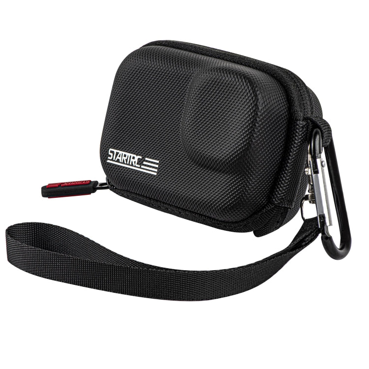 Estuche de transporte de PU para cámara STARTRC para Insta360 GO3 / Action 3/4 (negro)