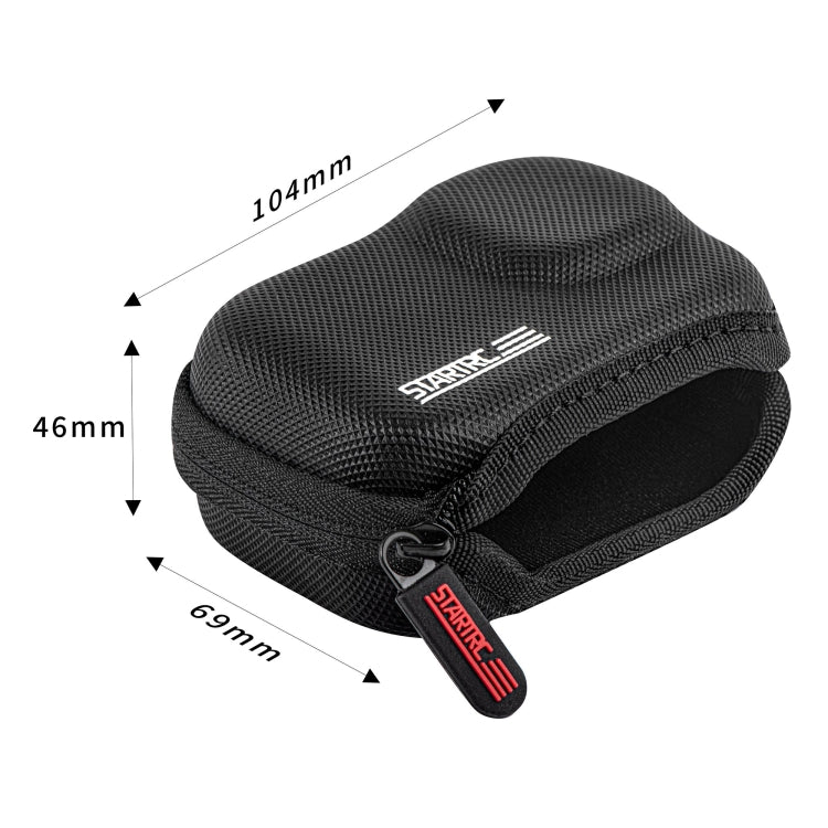 Estuche de transporte de PU para cámara STARTRC para Insta360 GO3 / Action 3/4 (negro) — imagen 3
