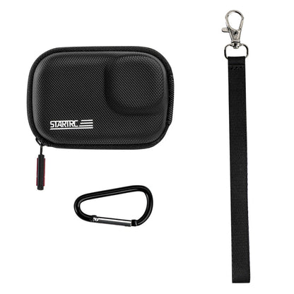 Estuche de transporte de PU para cámara STARTRC para Insta360 GO3 / Action 3/4 (negro) — imagen 4