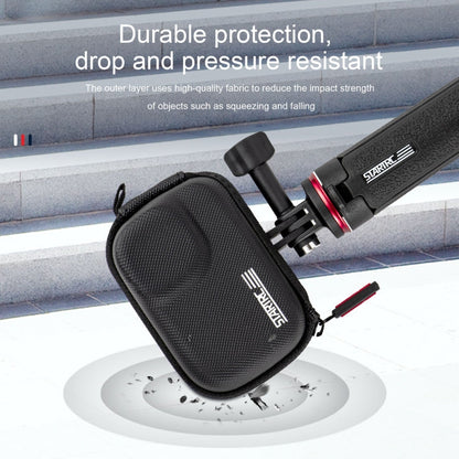 Estuche de transporte de PU para cámara STARTRC para Insta360 GO3 / Action 3/4 (negro) — imagen 6